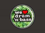Odznak We Love Drum 'n' Bass