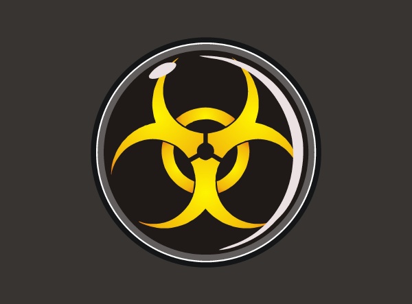 TEKNOSHOP Odznak Biohazard02