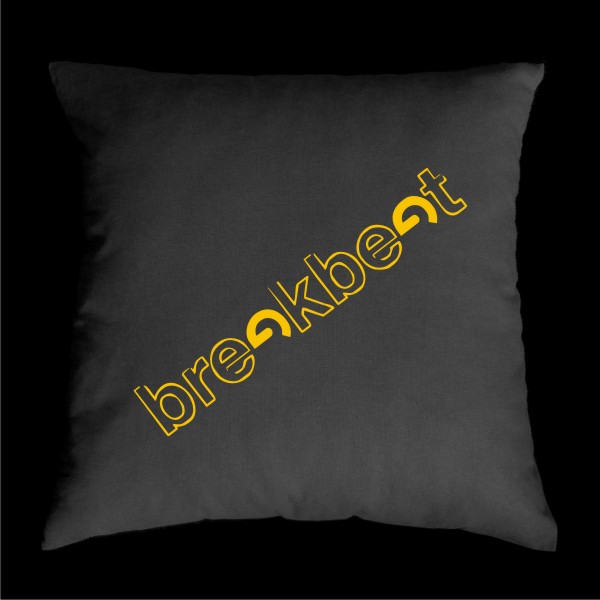 TEKNOSHOP Breakbeat dnb polštářek s potiskem