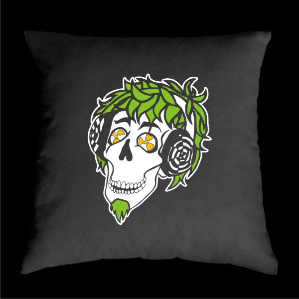 TEKNOSHOP Dj Skull tekno polštářek s potiskem