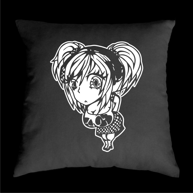 TEKNOSHOP Shy Girl tekno polštářek s potiskem