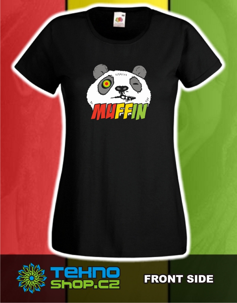 TEKNOSHOP Muffin 2014 Květen dnb tričko s potiskem dámské S modré
