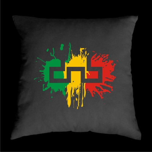 TEKNOSHOP RASTA DNB polštářek s potiskem