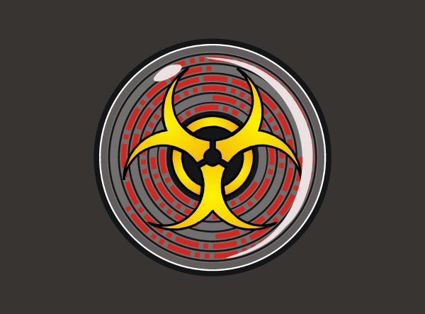 TEKNOSHOP Odznak Biohazard03