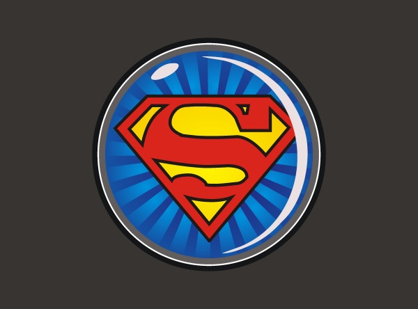 TEKNOSHOP Odznak Superman