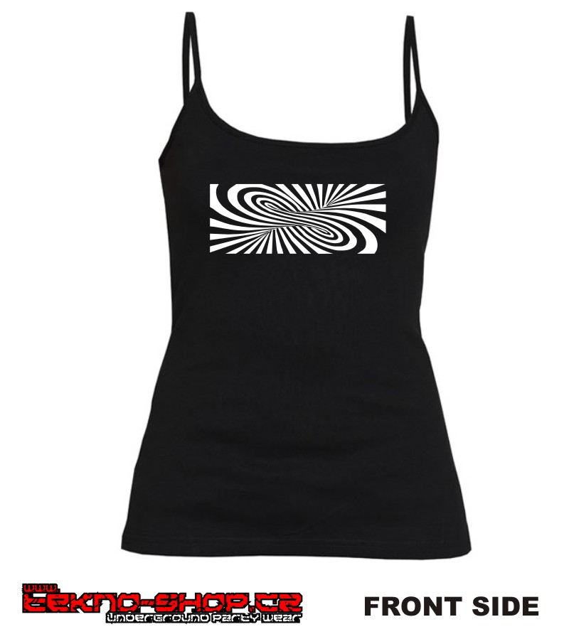 TEKNOSHOP Spiral tekno tílko s potiskem dámské