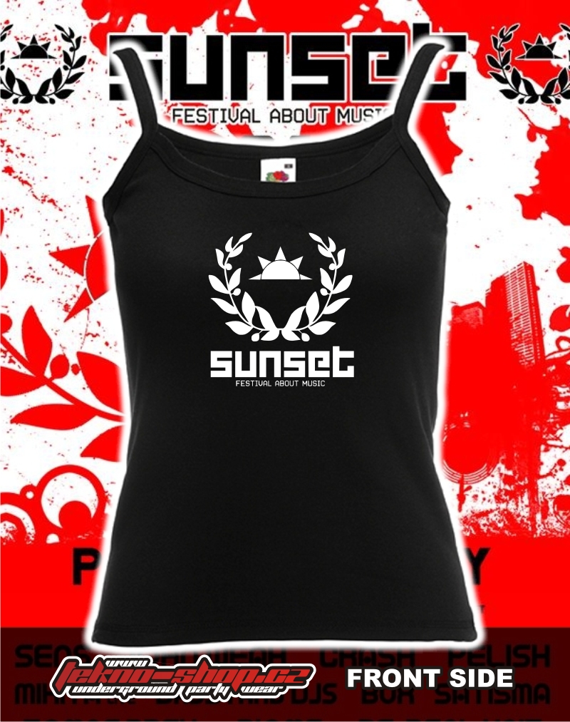 TEKNOSHOP Sunset tekno tílko s potiskem dámské