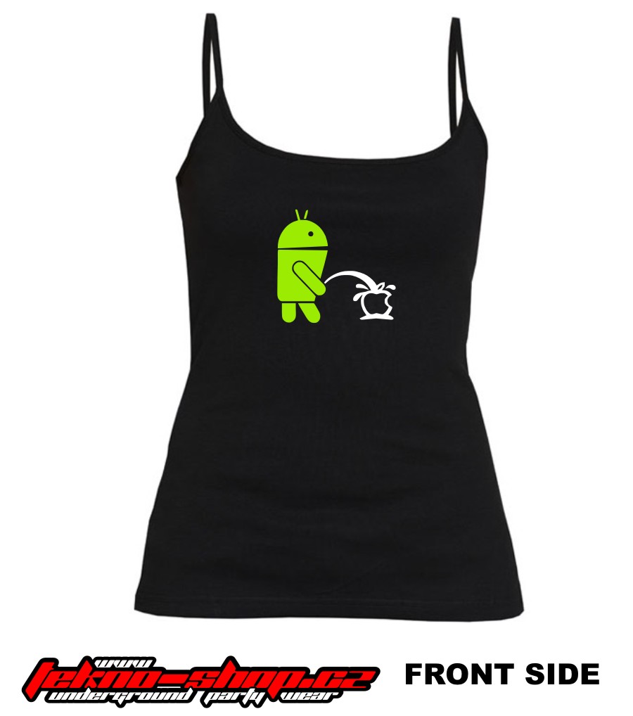 TEKNOSHOP Android Piss tekno tílko s potiskem dámské