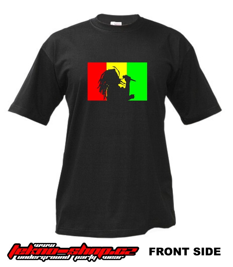 TEKNOSHOP RASTA DREAD dnb tričko s potiskem dětské 104cm žluté