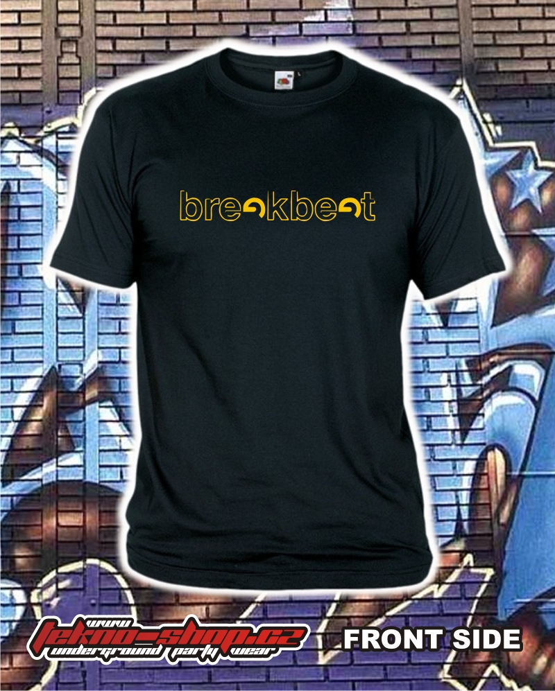 TEKNOSHOP Breakbeat dnb tričko s potiskem pánské XL zelené