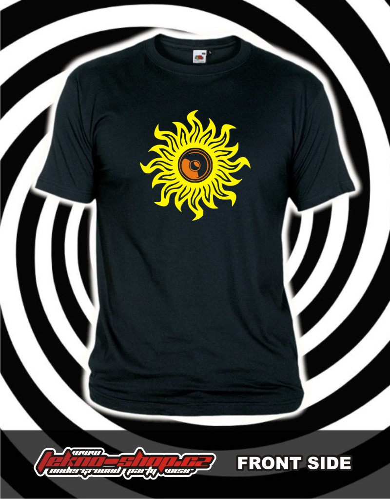 TEKNOSHOP Repro Sun tekno tričko s potiskem pánské