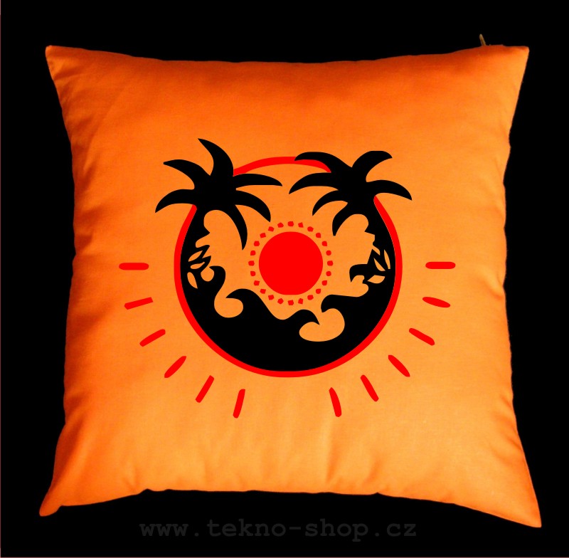 TEKNOSHOP SUN BEACH dnb polštářek s potiskem