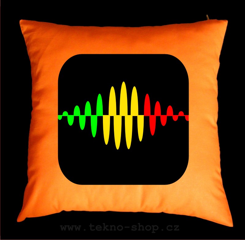 TEKNOSHOP RASTA VIBRATION dnb polštářek s potiskem