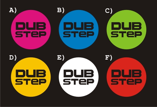 TEKNOSHOP DUBSTEP CIRCLE dnb tričko s potiskem dámské XS černé