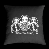 TEKNOSHOP Save The Vinyl tekno polštářek s potiskem