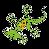 TEKNOSHOP Lizard tekno tričko s potiskem pánské
