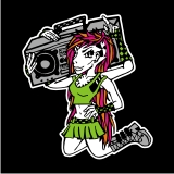 TEKNOSHOP Crazy Girl tekno tričko s potiskem pánské