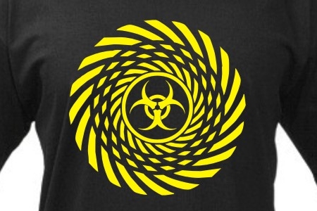 TEKNOSHOP Biohazard tekno tričko s potiskem pánské