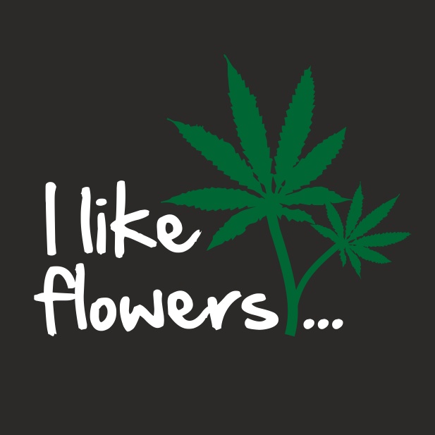 TEKNOSHOP I Like Flowers dnb tričko s potiskem pánské