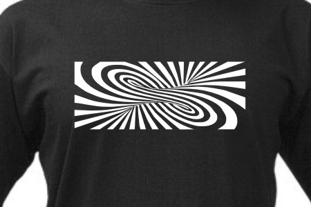 TEKNOSHOP Spiral tekno tričko s potiskem pánské
