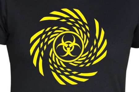 TEKNOSHOP Biohazard 4X tekno tričko s potiskem dámské