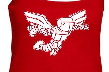 TEKNOSHOP Flying Robot tekno tílko s potiskem dámské