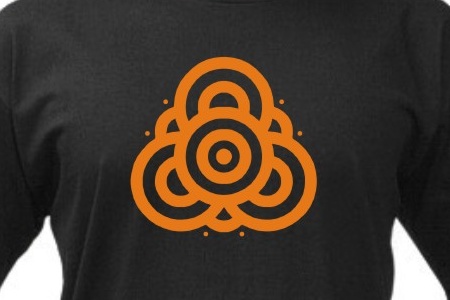 TEKNOSHOP Circles tekno tričko s potiskem pánské