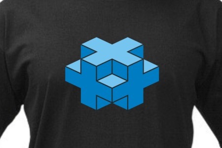 TEKNOSHOP HyperCube tekno tričko s potiskem dámské