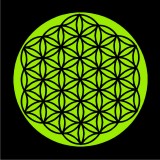 TEKNOSHOP Flower of Life tekno tričko s potiskem dámské