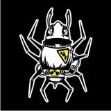 TEKNOSHOP Cyber Spider tekno tričko s potiskem pánské