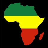 TEKNOSHOP RASTA AFRIKA dnb tričko s potiskem pánské