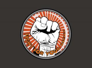 TEKNOSHOP Odznak Fight for you right